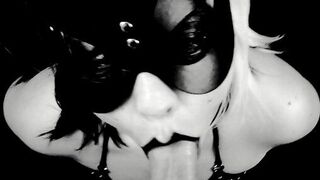 Naughty kitty gets a throat pie - porn video