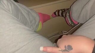 rubbing my pussy quietly - porn video