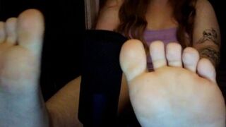 ASMR WORSHIP MY DIRTY FEET SWEET FEET OF A CUTE GIRL - porn video