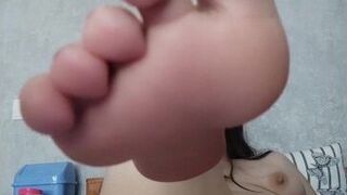 Femdom JOI with feet - porn video